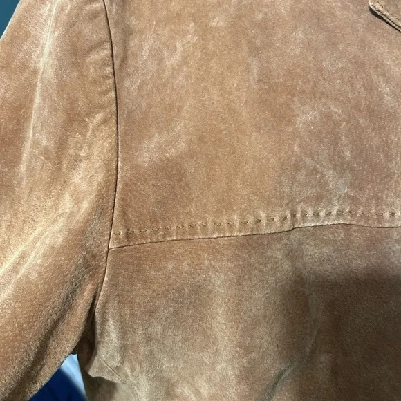 Vintage, Men's Brown Suede Trench style Coat - Picture 7 of 12